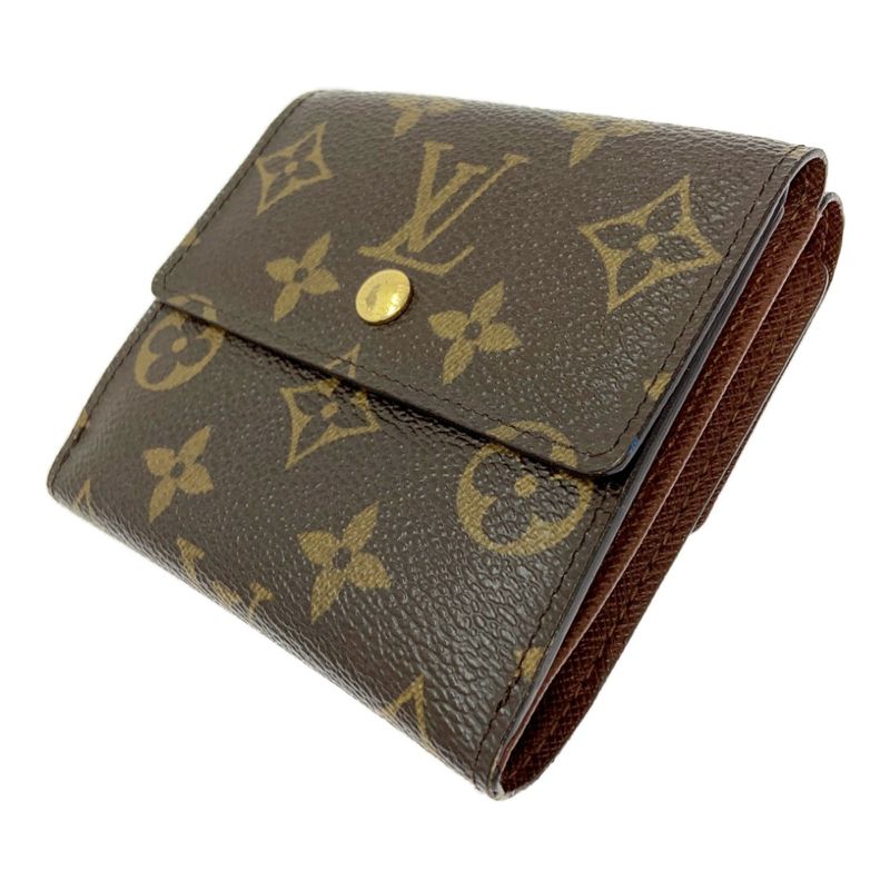 Louis Vuitton Monogram Portefeuille Elise Brown Folding Wallet — view 2