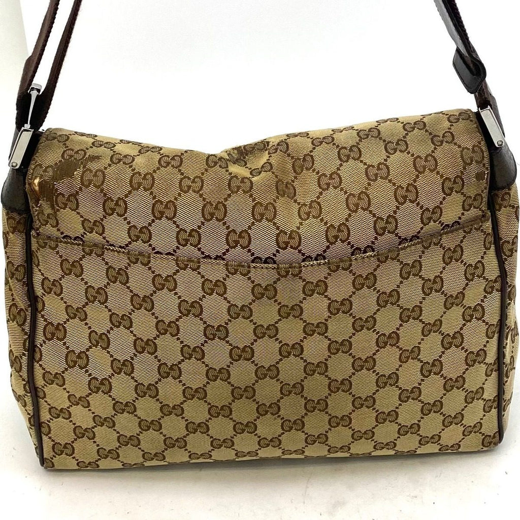 Gucci Shoulder Bag GG Canvas Messenger Brown — view 2