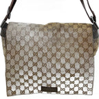 Gucci Shoulder Bag GG Canvas Messenger Brown