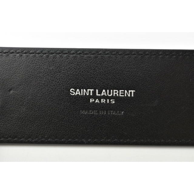 Saint Laurent Key Ring Holder YSL Logo Black — view 5