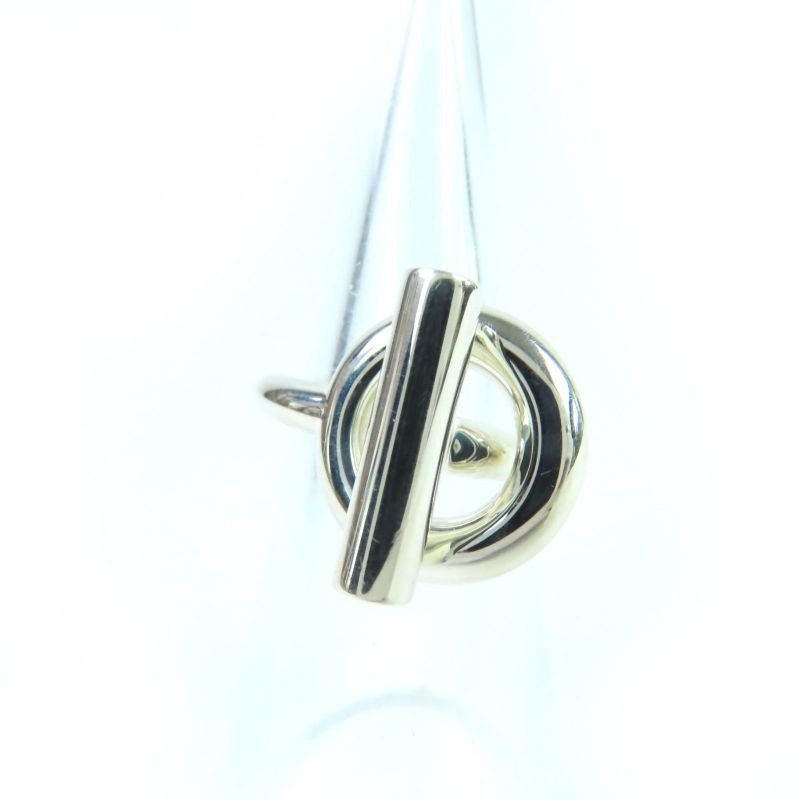 Hermes Echape MM Ring AG 925 Silver 50 Size 10 Box — view 2