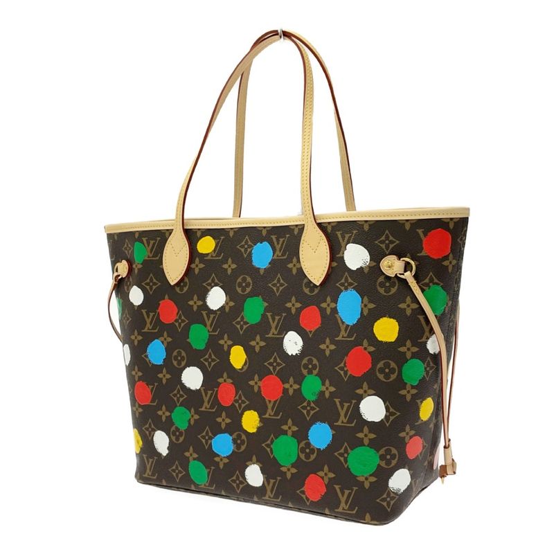 Louis Vuitton Monogram Yayoi Kusama Neverfull MM — view 4