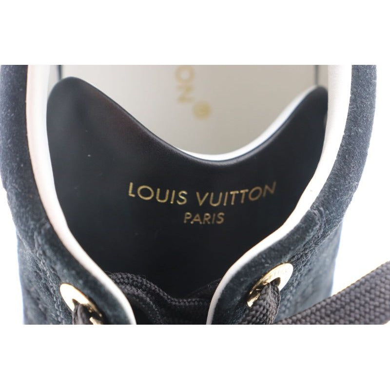 Louis Vuitton Monogram Time Outlines Leather Suede Sneakers — view 7