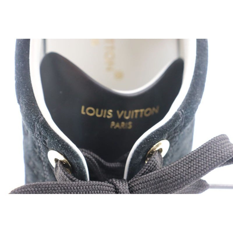 Louis Vuitton Monogram Time Outlines Leather Suede Sneakers — view 6