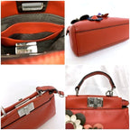 Fendi 2-Way Bag Micro Peekaboo Red — view 9