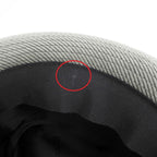 Hermes Hat Gray Black Size 58 Apparel — view 7