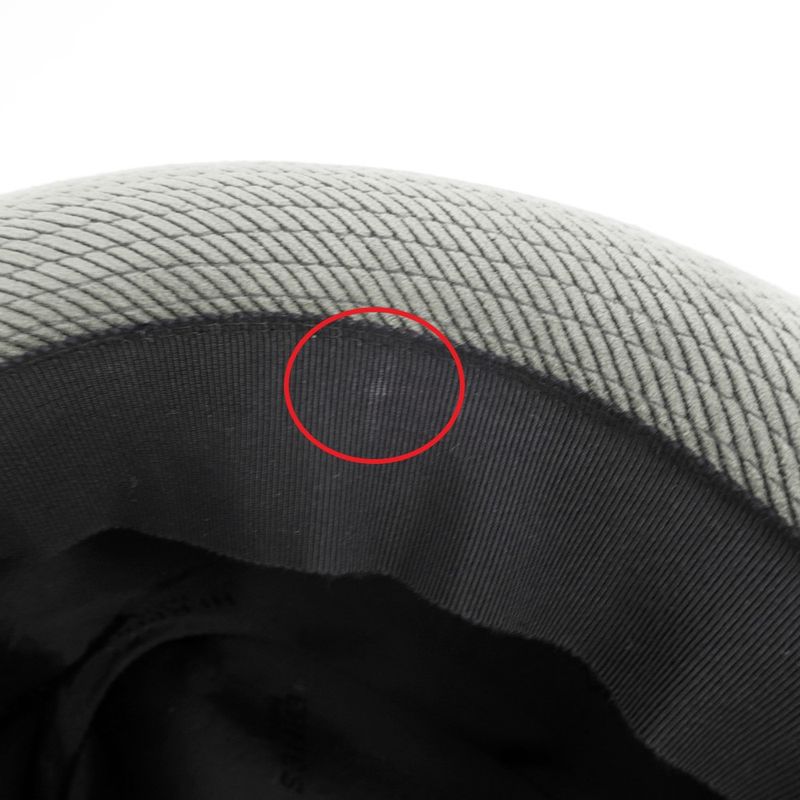 Hermes Hat Gray Black Size 58 Apparel — view 7