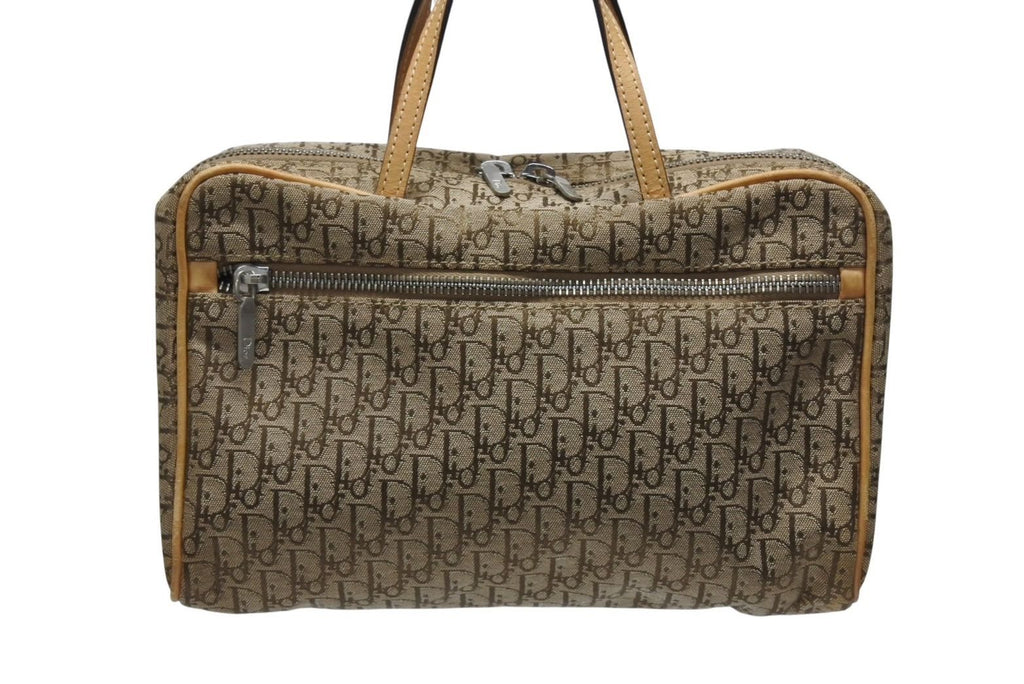 Dior Trotter Mini Andbag Canvas Leather Beige — view 2