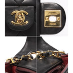 Chanel Chain Shoulder Bag Crossbody Gold Single — view 6