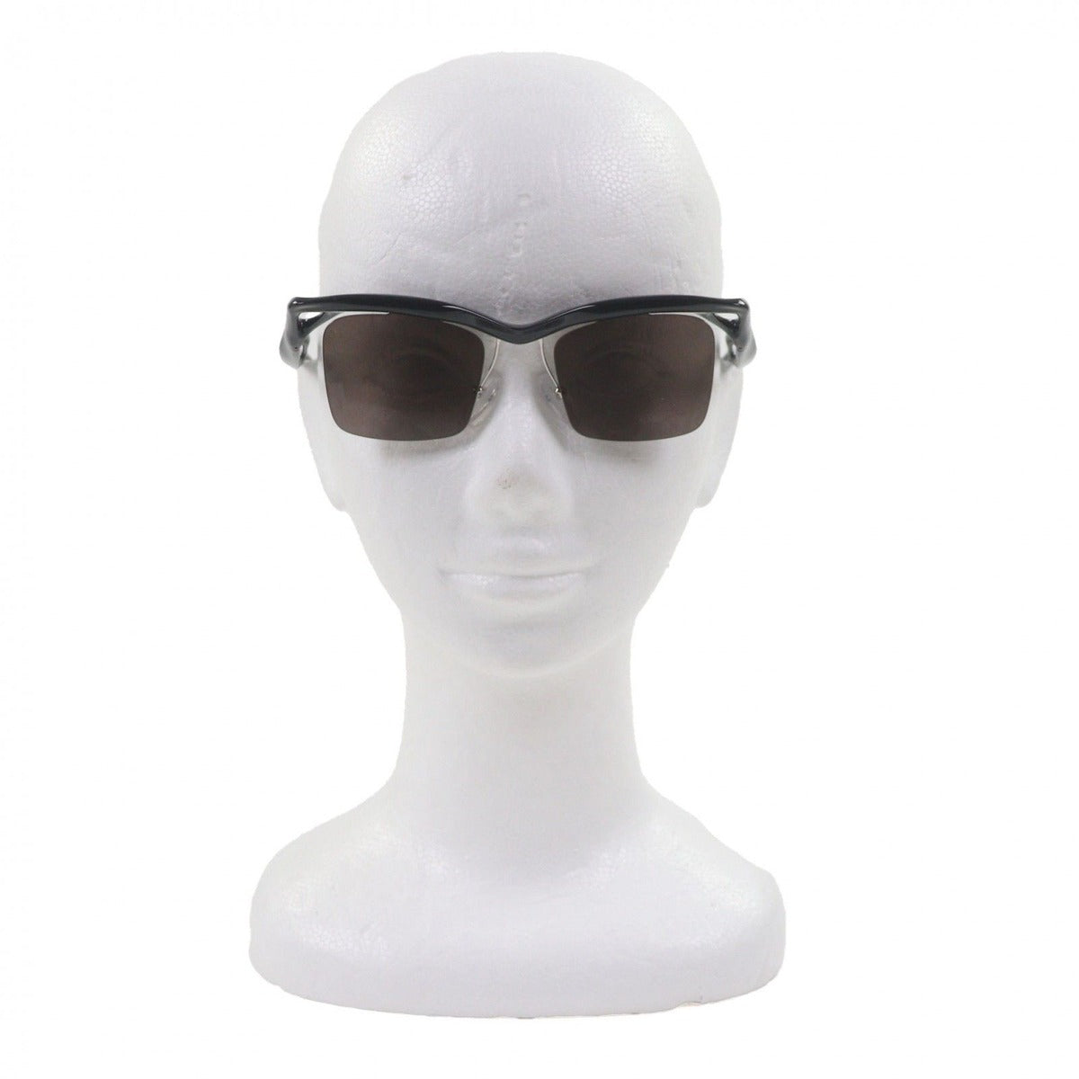 Prada Square Lens Sunglasses Black Gray Demo — view 3