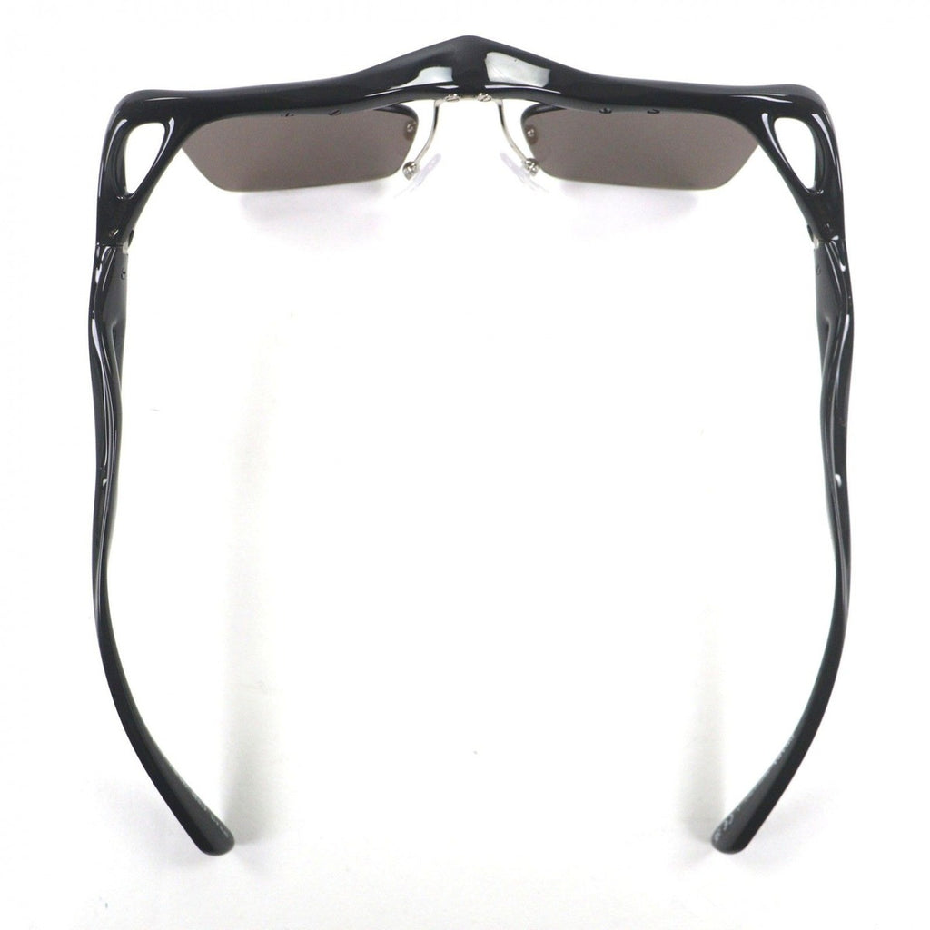 Prada Square Lens Sunglasses Black Gray Demo — view 6