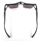 Prada Square Lens Sunglasses Black Gray Demo — view 6