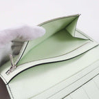 Hermes Bearn Souffle Verso Blue Prus Vert Fizz Silver Hardware Vaux Epson Long — view 8