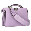Fendi 7 Va582 Peekaboo Icyoux Cross 2-Way Leather Shoulder Bag