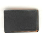Hermes H Sellier Card Case Verso Leather Black Stamped — view 2