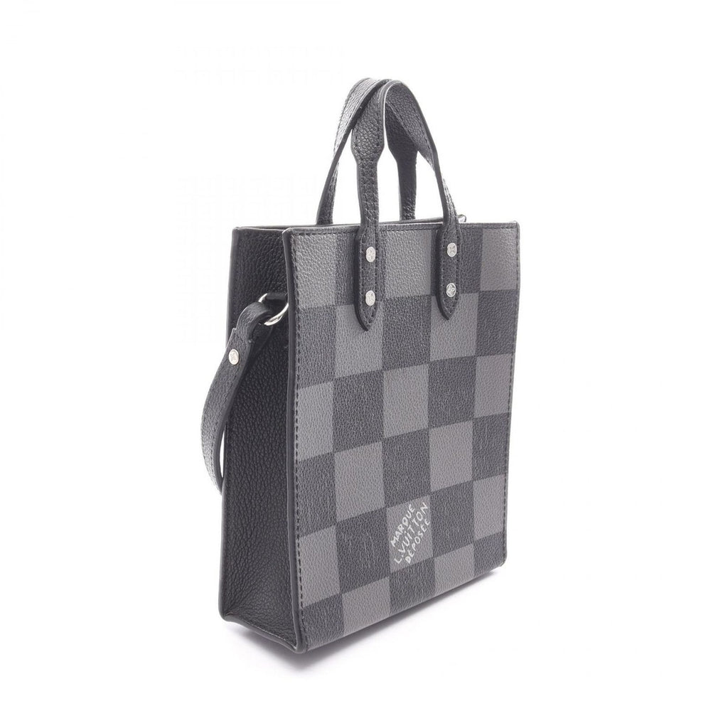 Louis Vuitton Handbag Sac Plat XS Noir Black Leather Sac Plat XS — view 2