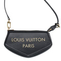 Louis Vuitton Pochette Exxon Debossed Logo Leather Shoulder Bag