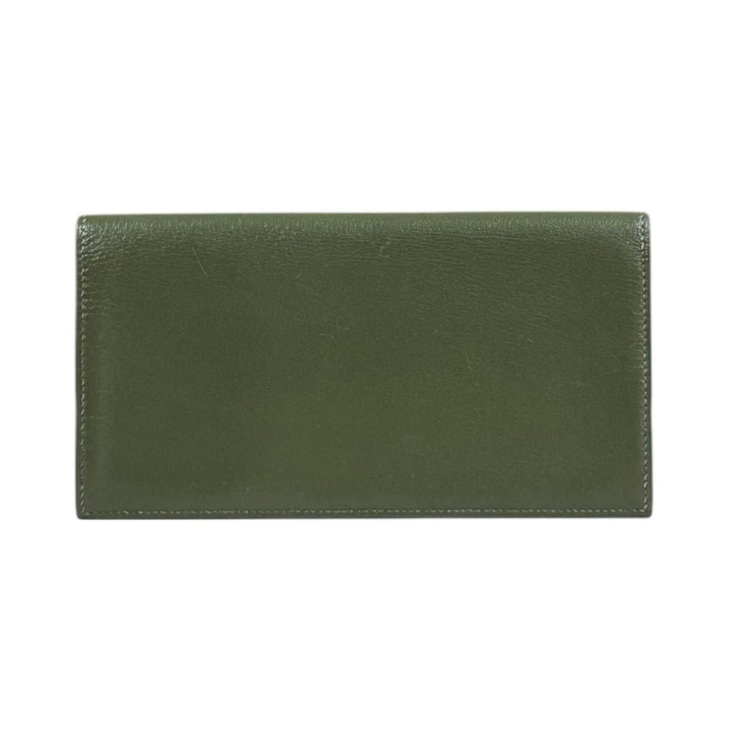 Hermes Mc2 Fleming Wallet Leather Green — view 2
