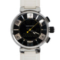 Louis Vuitton Tambour in Black Digital Analog Watch