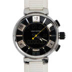 Louis Vuitton Tambour in Black Digital Analog Watch