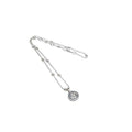 Gucci Necklace Interlocking G Silver SV 925