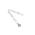 Gucci Necklace Interlocking G Silver SV 925