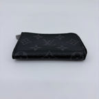 Louis Vuitton Monogram Eclipse Porte-Monnaie Joule Coin Purse Black Gray — view 6