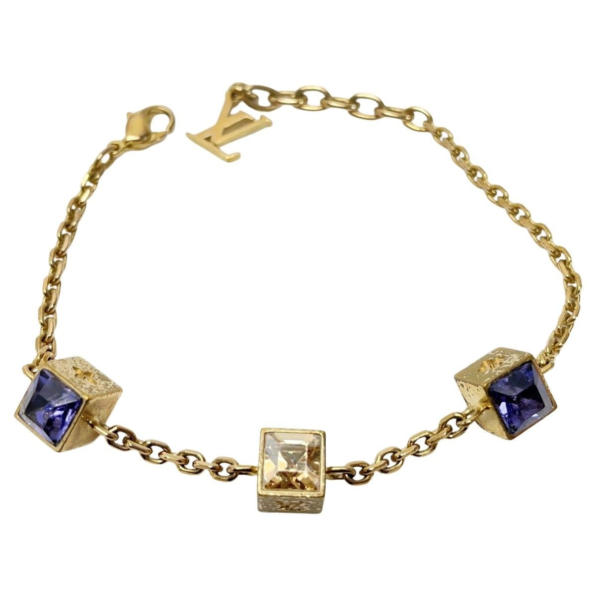 Louis Vuitton Gamble Plated Chain Bracelet