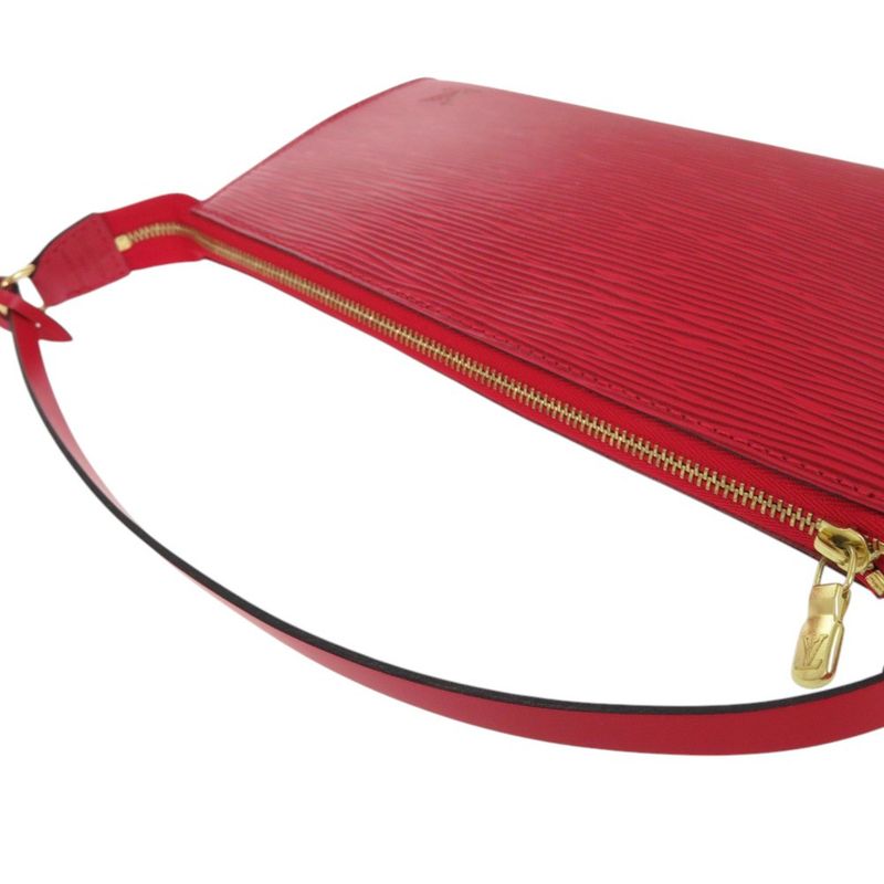 Louis Vuitton Pochette Accessoires Pouches Epi Castilian Red Pouch — view 5