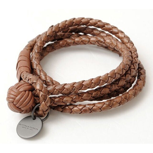 Bottega Veneta Bracelet Bangle Intrecciato Ayres Brown