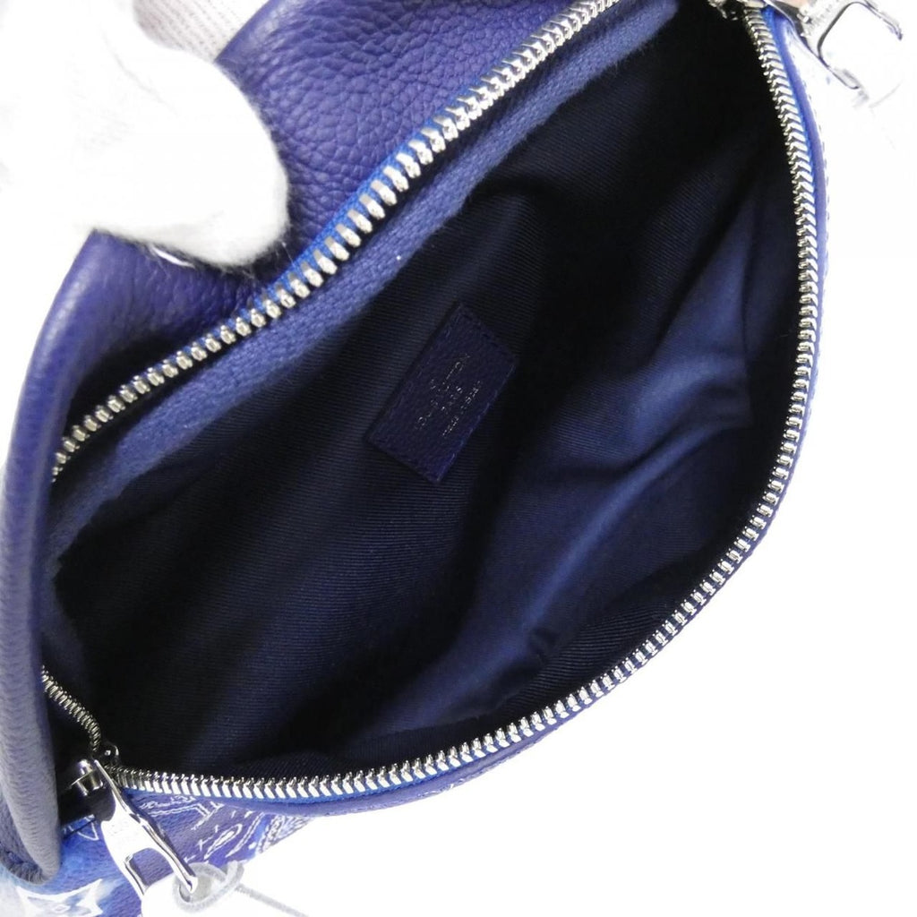 Louis Vuitton Monogram Bandana Discovery Bum Bag PM Bleu — view 8