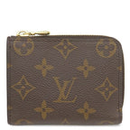Louis Vuitton Coin Purse Portefeuille Noah Compact Monogram Canvas Glenard Gold