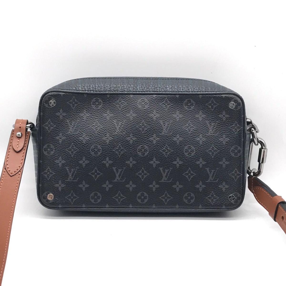 Louis Vuitton Monogram Eclipse Volgaon Strap Shoulder Bag Price Negotiation — view 2