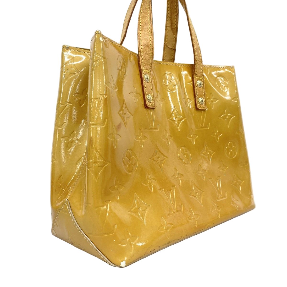 Louis Vuitton Handbag Vernis Reed PM Beige — view 2