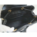 Gucci GG Marmont Backpack Black Gold Leather X — view 5