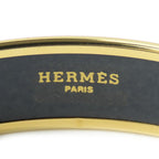 Hermes Bangle Emile Metal Enamel Red Multicolor Gold Hardware Accessories — view 6