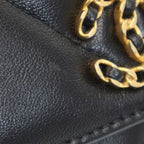 Chanel 19 Chainbelt Bag Chain Belt Waist Ap3774 Black — view 9