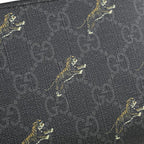 Gucci Long Wallet GG Supreme Black — view 8