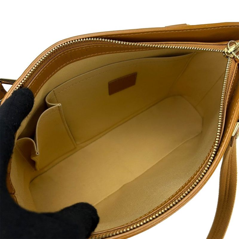 Louis Vuitton Tote Bag Lucille Monogram Mini Beigecanvasscuff Leather — view 2