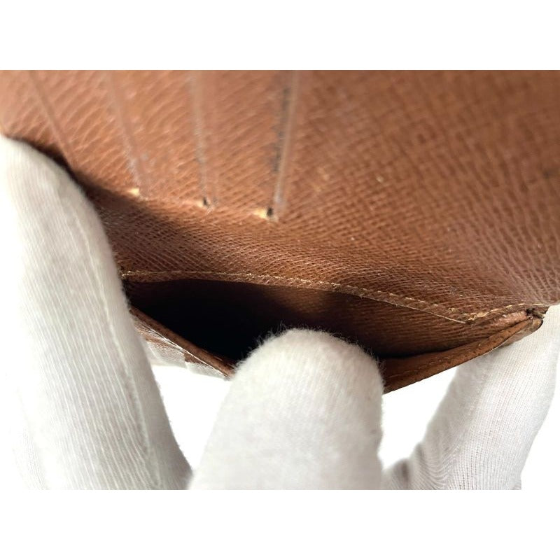 Louis Vuitton Monogram Portefeuille Florin Fold Wallet Pass Case Brown — view 8