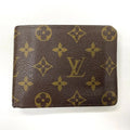 Louis Vuitton Monogram Portefeuille Florin Fold Wallet Pass Case Brown