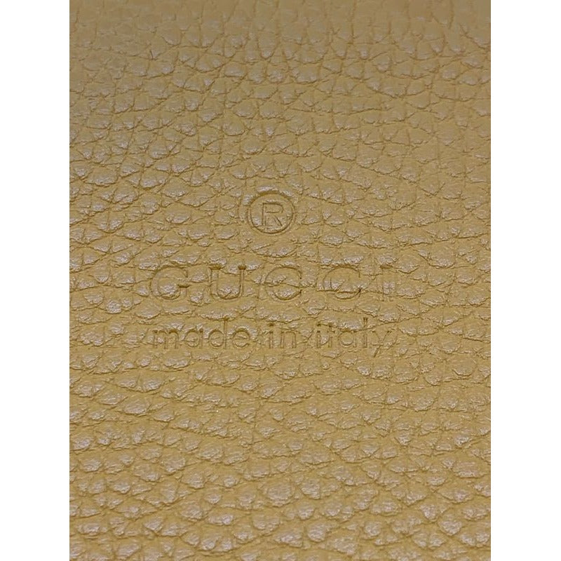 Gucci Clutch Bag Yellow Fringe Bamboo Second 1573 — view 2