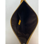Gucci Clutch Bag Yellow Fringe Bamboo Second 1573 — view 7