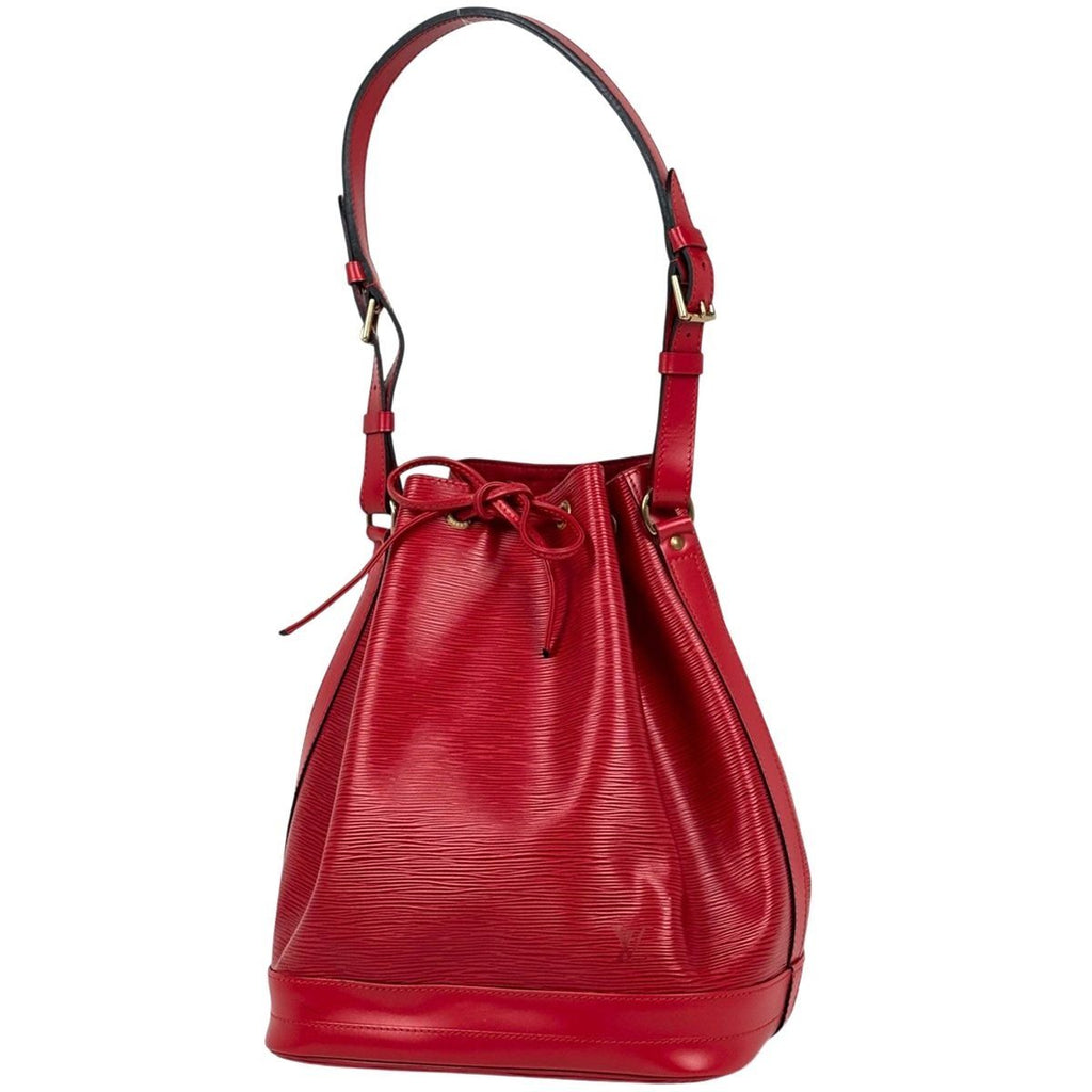 Louis Vuitton Noe Shoulder Drawstring Bag Epi Castilian Red