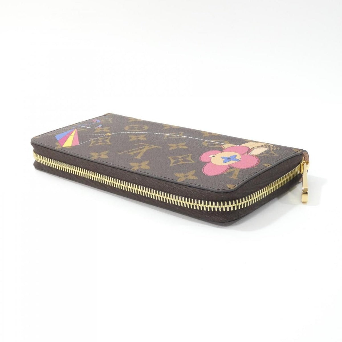 Louis Vuitton Monogram Zippy Wallet Brown Marron — view 3