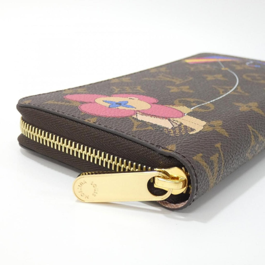 Louis Vuitton Monogram Zippy Wallet Brown Marron — view 4