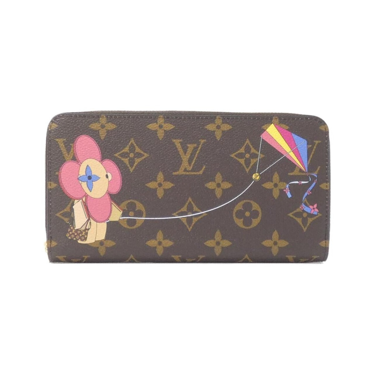 Louis Vuitton Monogram Zippy Wallet Brown Marron