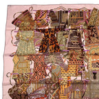 Hermes Scarf Carre 90 Voyage en Etoffes a Journey Through the World's Fabrics — view 3