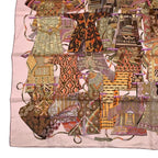 Hermes Scarf Carre 90 Voyage en Etoffes a Journey Through the World's Fabrics — view 5