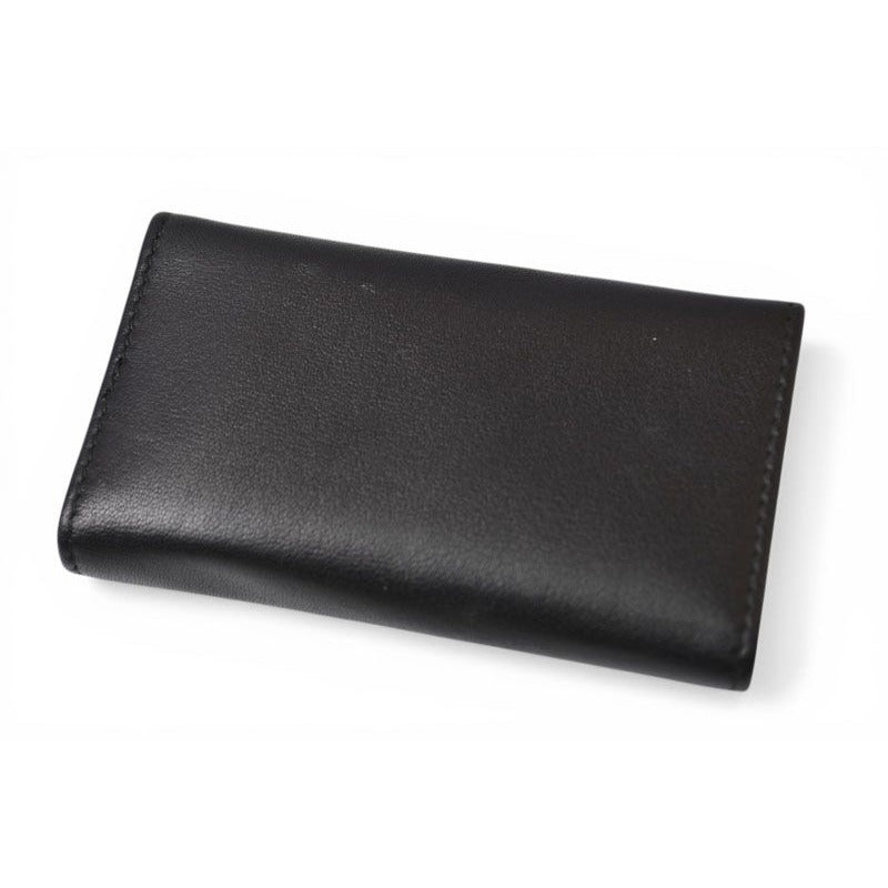 Prada Key Case Key Holder 6 Leather Nero Black Silver — view 9